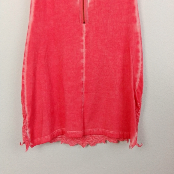 Free People Ice Ice Baby Coral Bodycon Dress Sz S - Picture 13 of 16